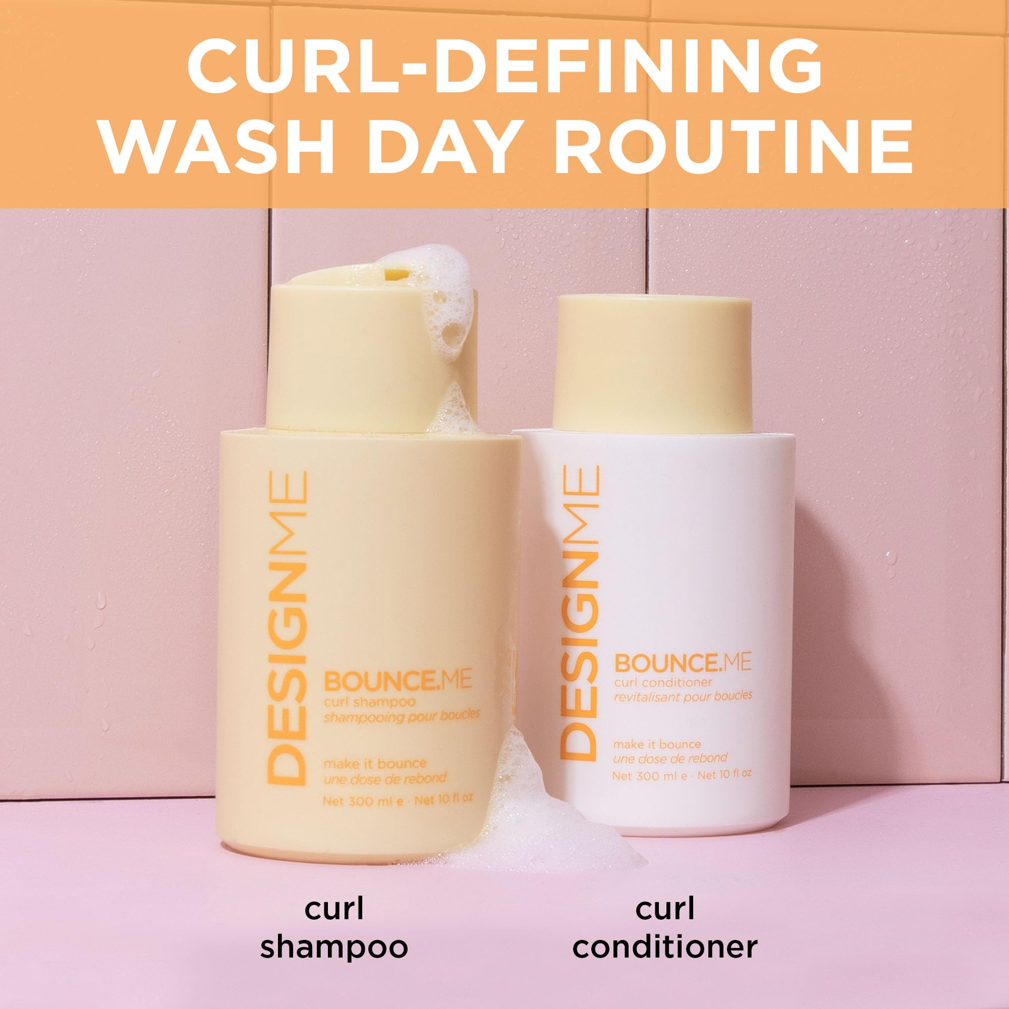 Design.Me BOUNCE.ME shampoing – parfum estival avec notes florales.