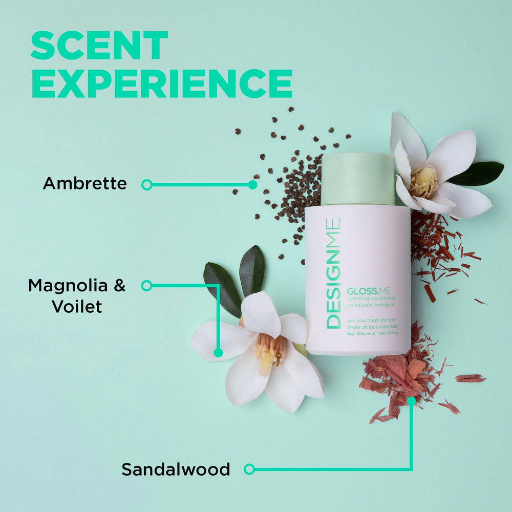 Design.Me GLOSS.ME Hydratant Conditionneur – moringa nourrit sans alourdir les cheveux