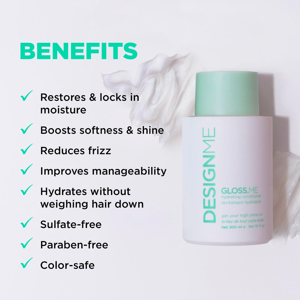 Design.Me GLOSS.ME Hydratant Conditionneur – texture crème facilitant le démêlage quotidien