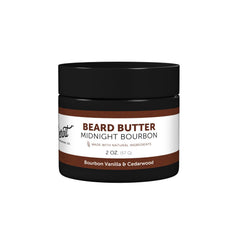 Detroit Grooming Co. Beurre barbe Bourbon Minuit sur emballage élégant