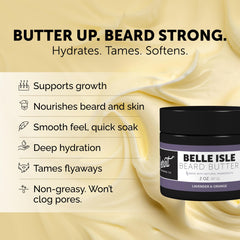 Beurre de barbe Detroit Grooming Co. en pot pour une application précise et efficace