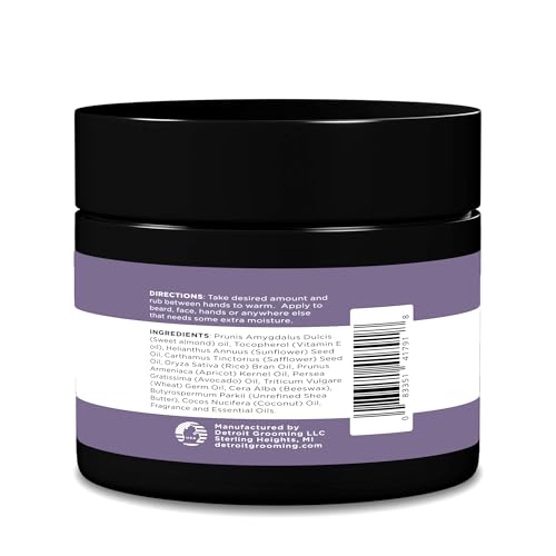 Beurre de barbe Detroit Grooming Co. texture légère qui nourrit les poils