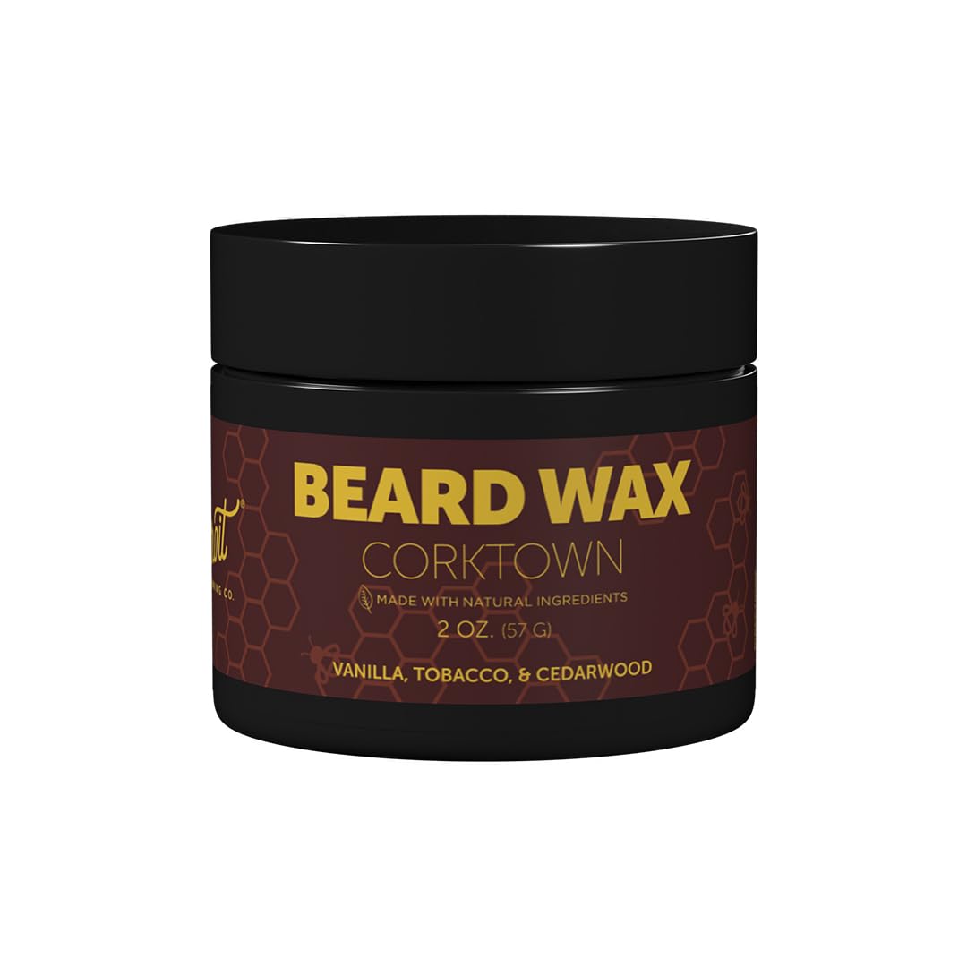 Cire à barbe Detroit Grooming Co. emballage élégant prête à l’emploi.