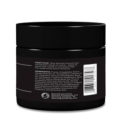 Emballage du beurre barbe noir de Detroit Grooming Co, présentation élégante.