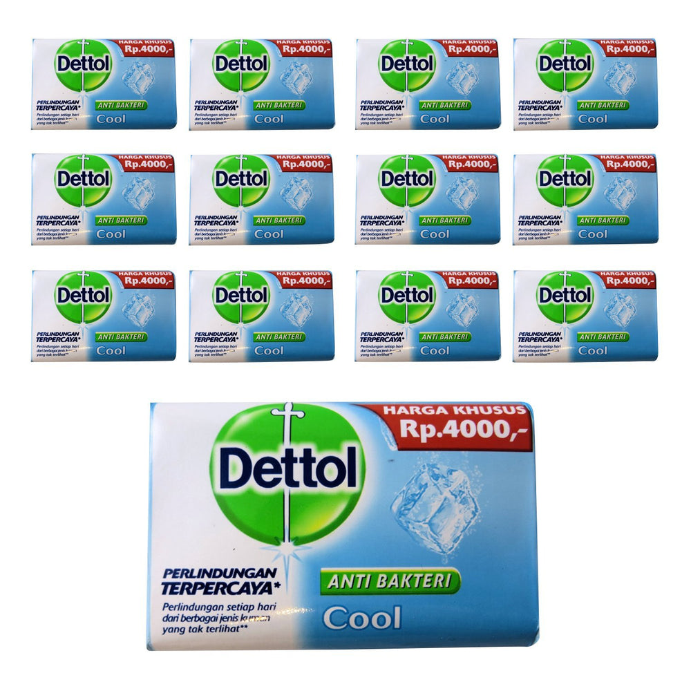 Savon Dettol frais en barre pour mains et corps, sensation de propreté durable