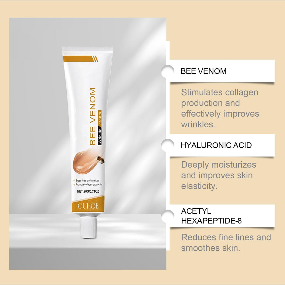 Deuiosna Venin d abeille crème hydratante : peau douce et nourrie.