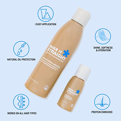 Associer Make It Straight à Make It Healthy pour nourrir les cheveux entre les sessions.