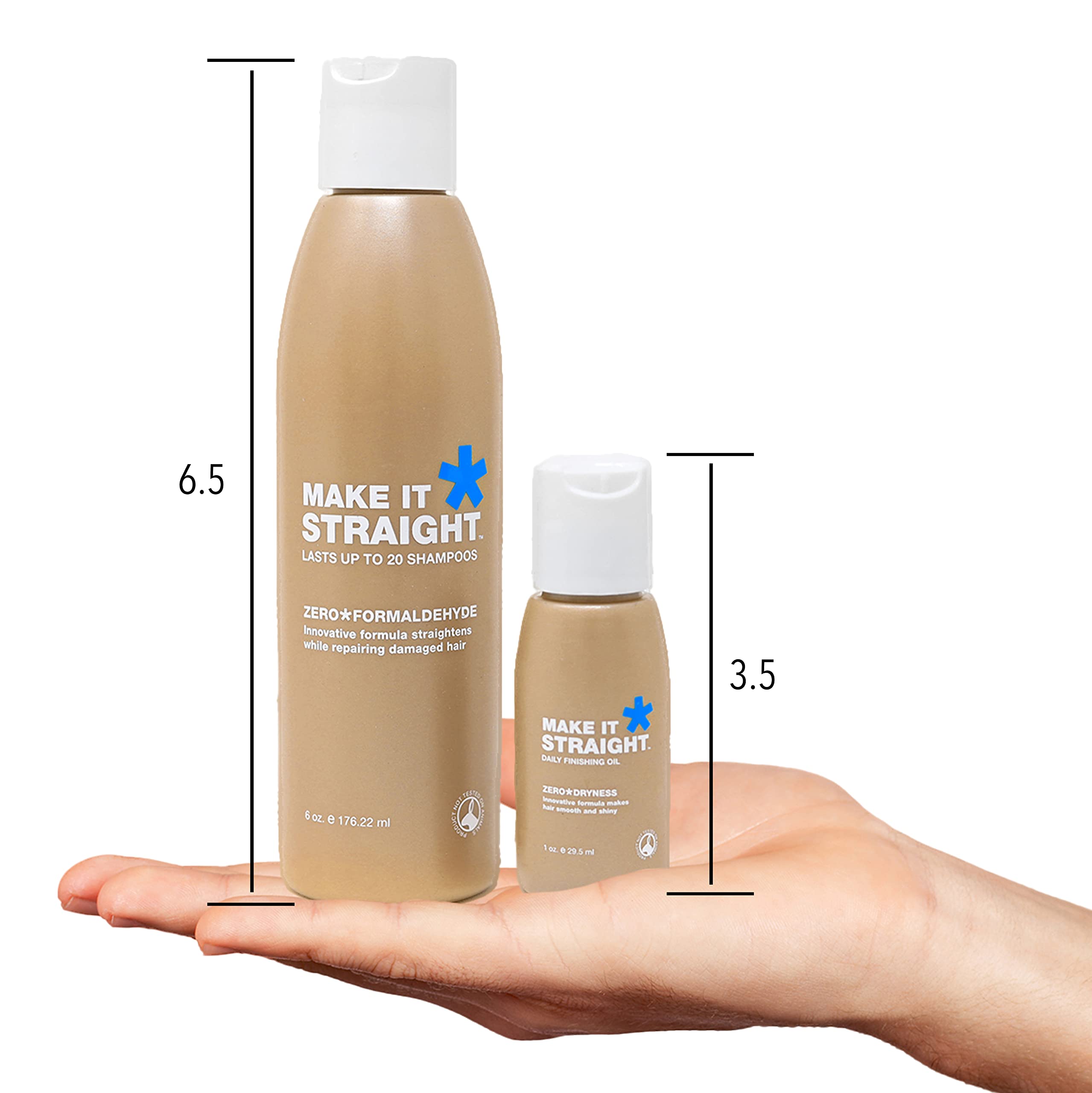 Formule sans formaldéhyde, douceur et protection des cheveux avec Make It Straight.