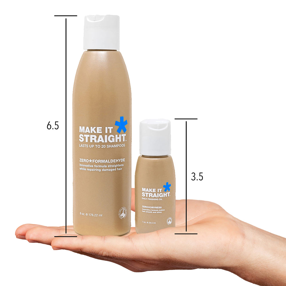 Formule sans formaldéhyde, douceur et protection des cheveux avec Make It Straight.