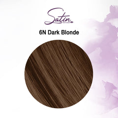 Developlus Satin Ultra Vivid 6N Dark Blonde – échantillon couleur pour voir la teinte sur cheveux