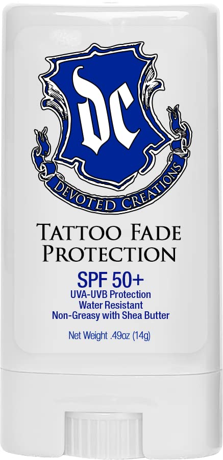 Devoted Creations Stick tatouage, application rapide sur peau avant le sport.