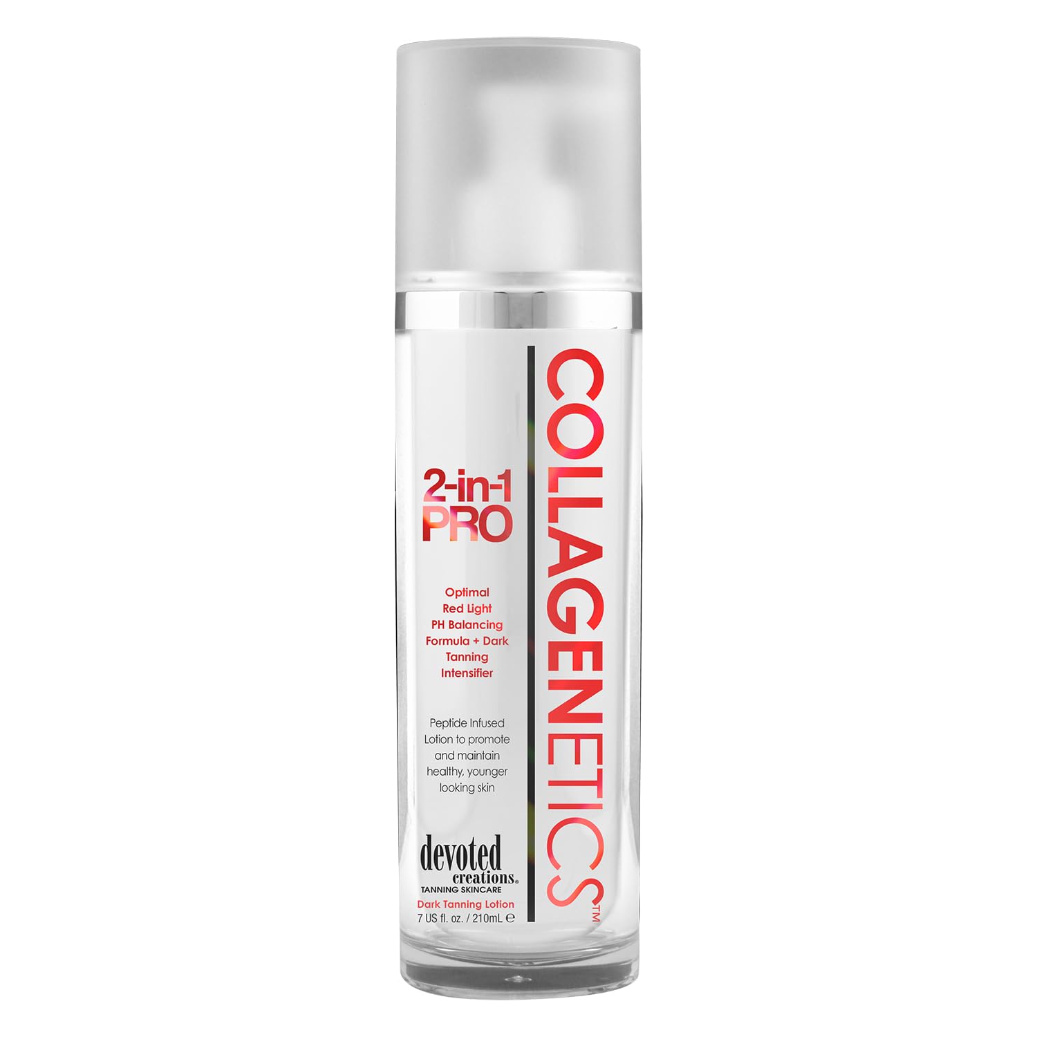 Devoted Creations Collagenetics – lotion lumière rouge prête à une application douce.