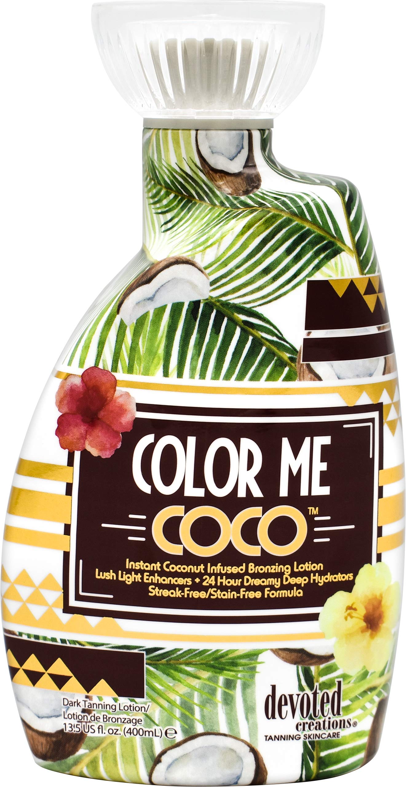 Devoted Creations Color Me Coco Bronzer en bouteille, bronzage naturel sans traces pour la peau.