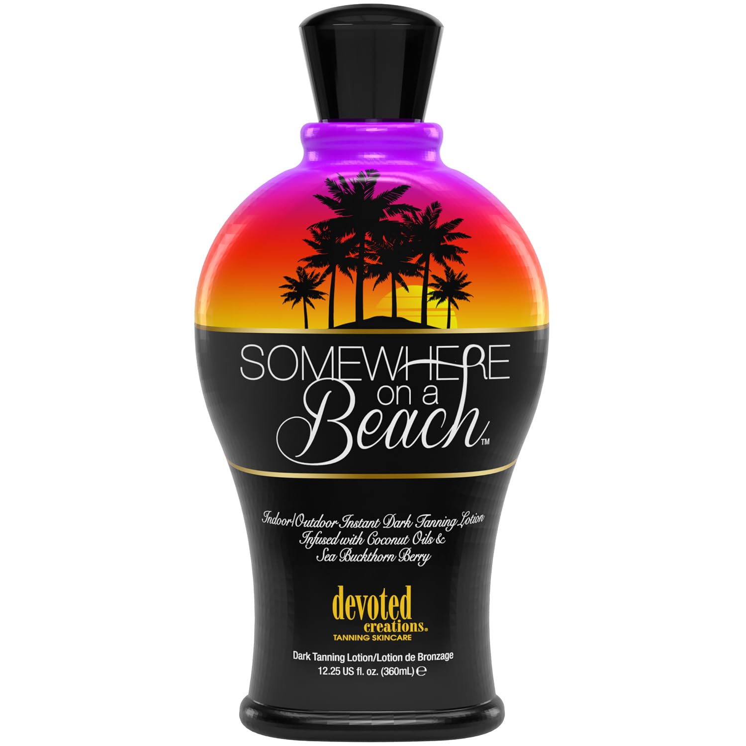 Devoted Creations Somewhere on a Beach : bouteille bronzage peut accélérer le bronzage et hydrater la peau.