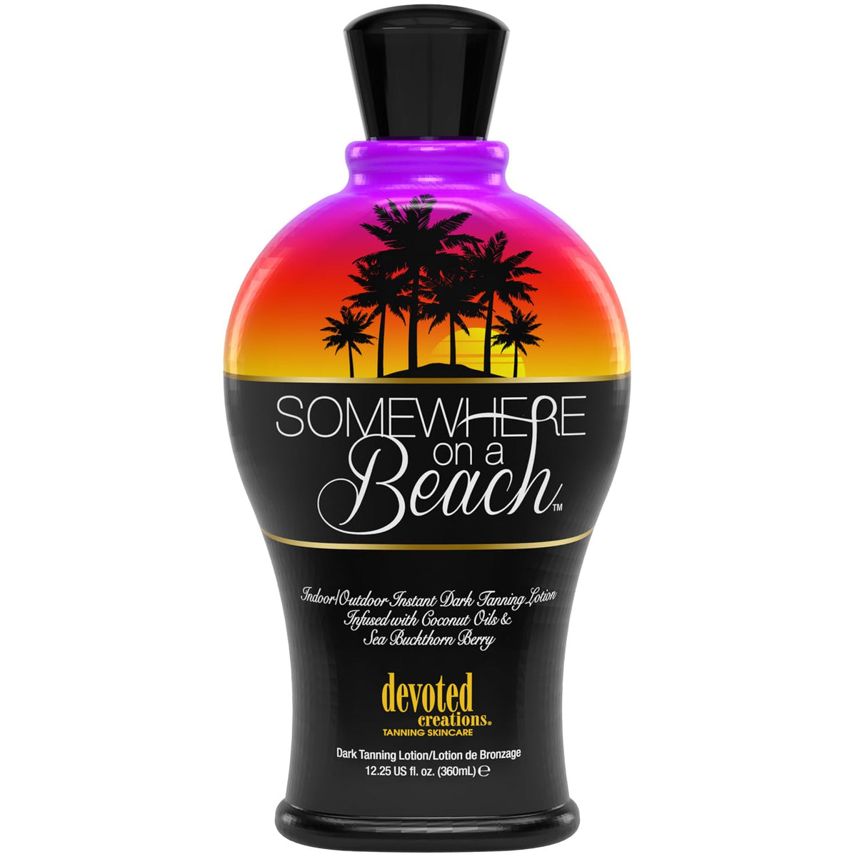 Devoted Creations Somewhere on a Beach : bouteille bronzage peut accélérer le bronzage et hydrater la peau.