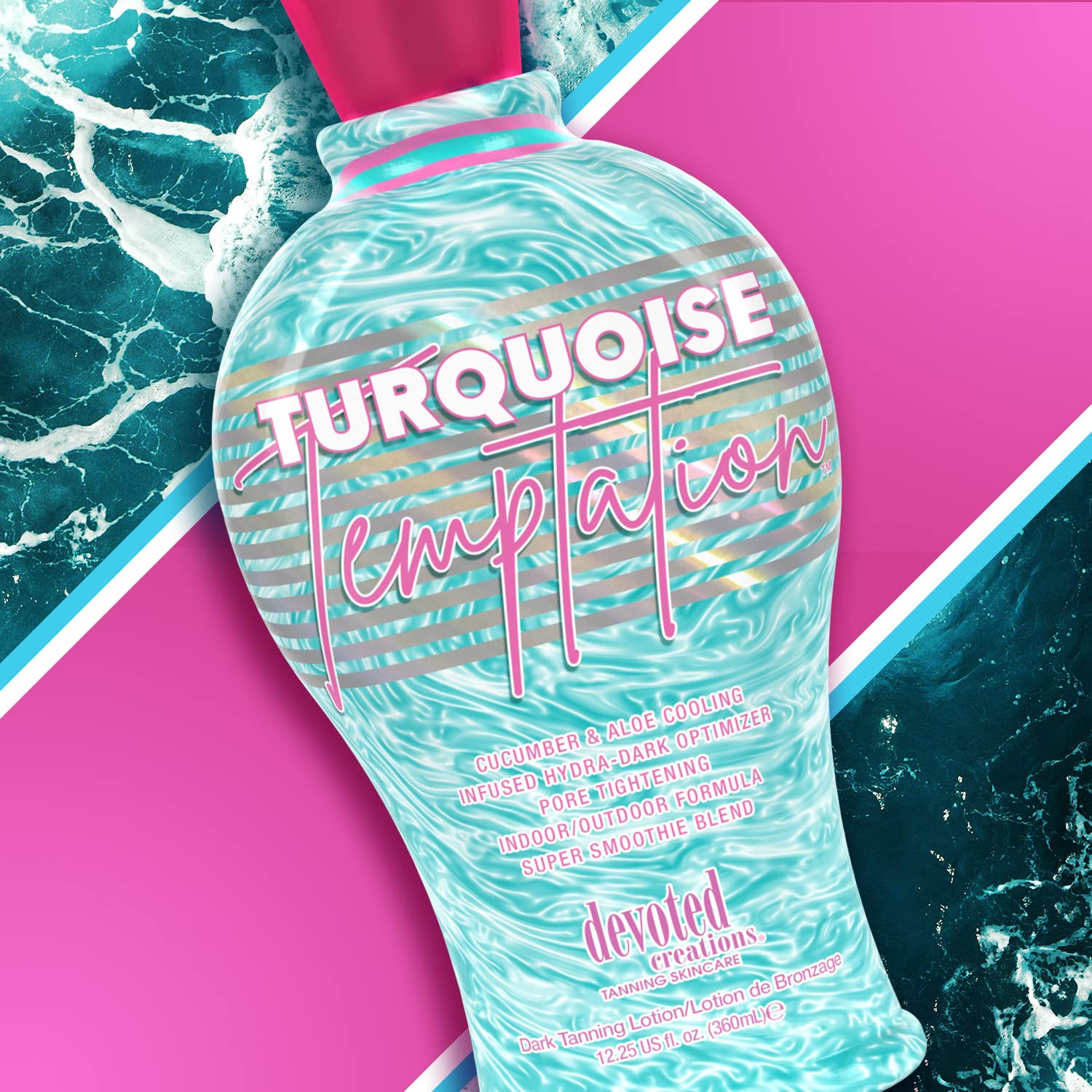 Devoted Creations Turquoise Temptation — parfum sorbet sucré pour une expérience agréable.