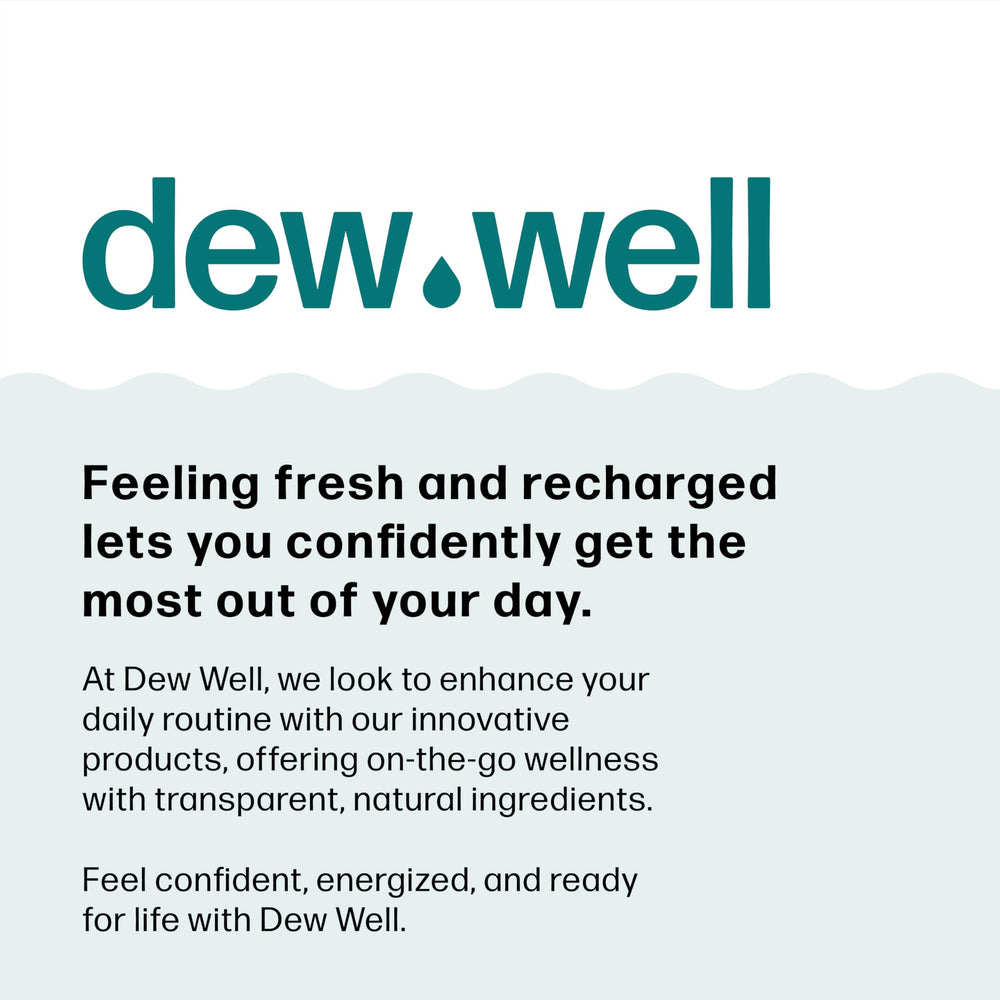 Formule sans sulfates Dew Well pour une sensation propre