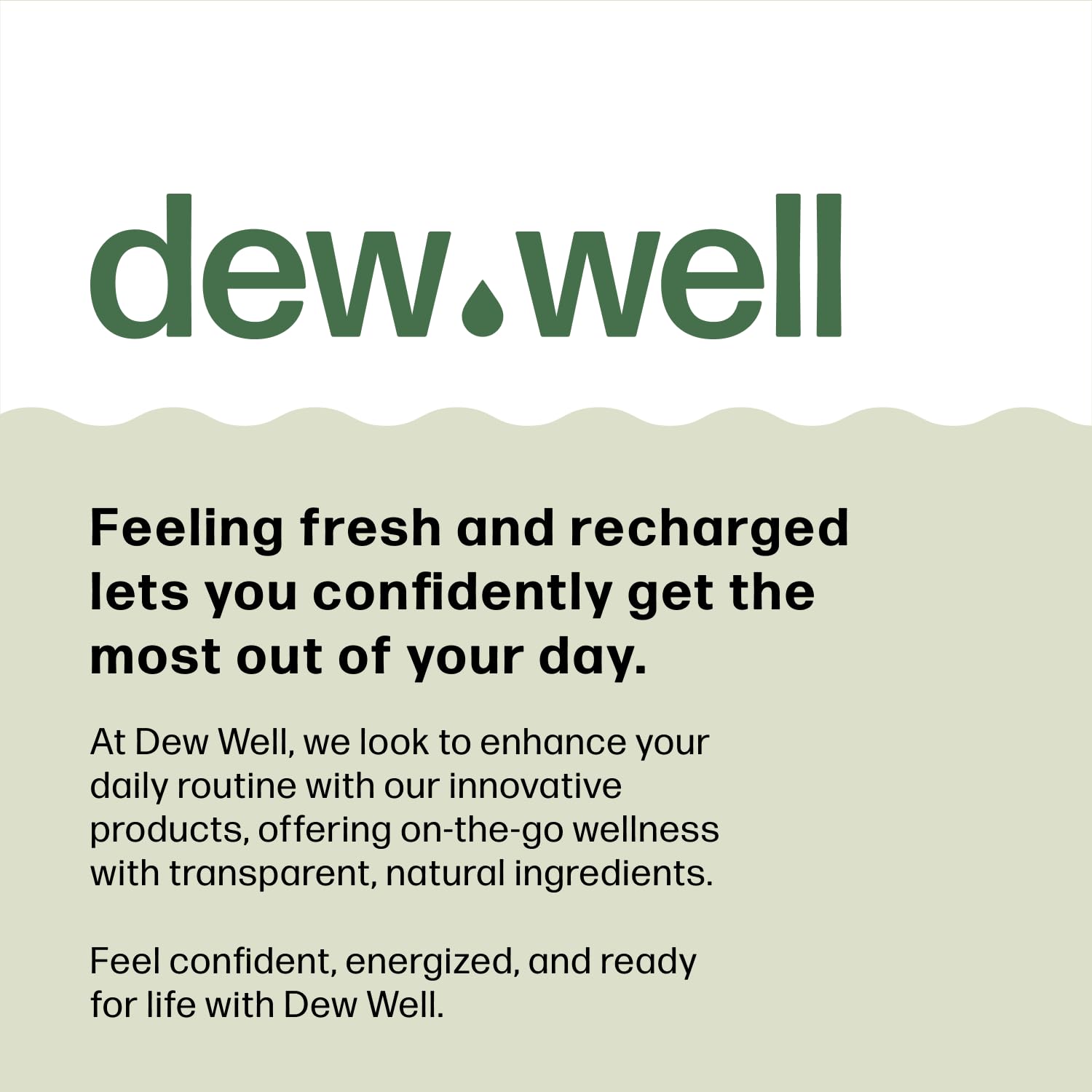 Pack de 50 lingettes Dew Well pour aventures multiples.
