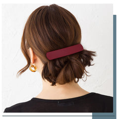 Barrettes cheveux finies matte, DF DUALFERV, look chic et discret.