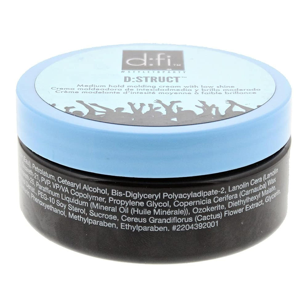 D:fi Struct crème-texture mat pour un coiffage durable et naturel.