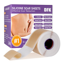 Bande silicone cicatrice DFK en rouleau 2m pour hydratation continue.