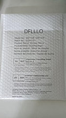 Le miroir DFLLLO offre un reflet clair en grand format.
