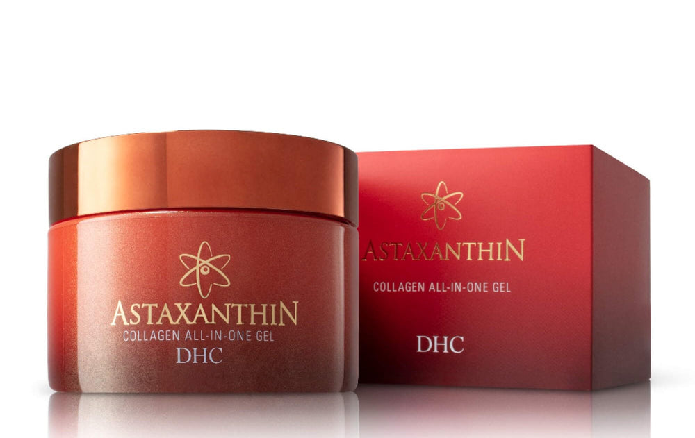 DHC Astaxanthin Collagen Gel – sans parfum, idéal peau sensible.
