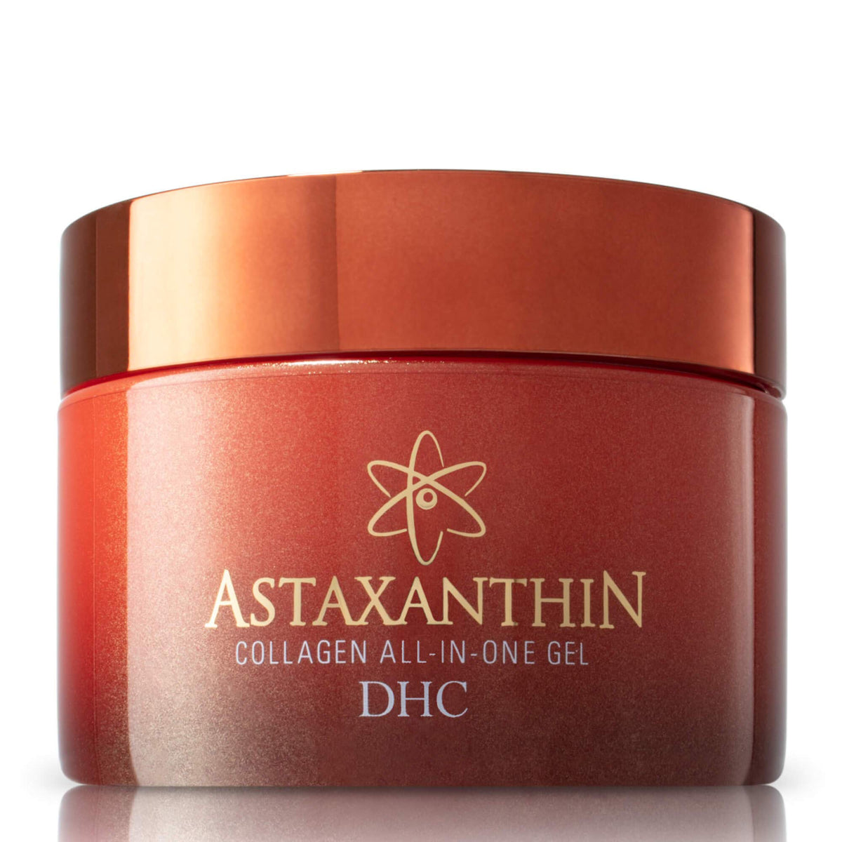 DHC Astaxanthin Collagen Gel – bouteille, soin léger hydratant pour le visage.