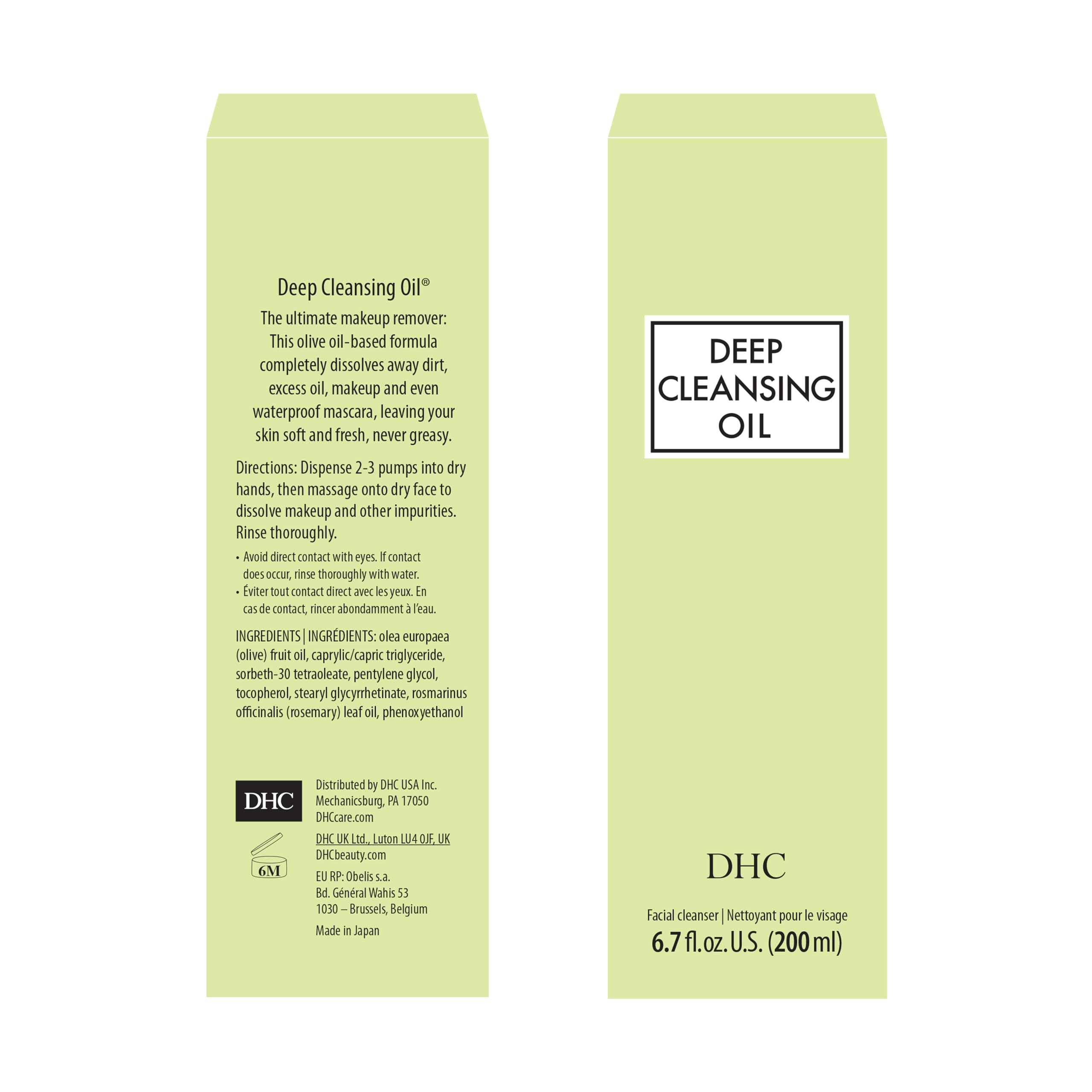 DHC crème lèvres appliquée, sensation soyeuse et hydratante sur les lèvres.
