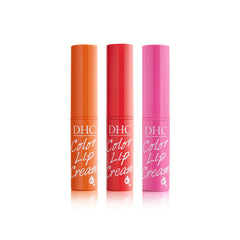 DHC Creme Levres Coloree emballage lot de 3, hydratation pratique.