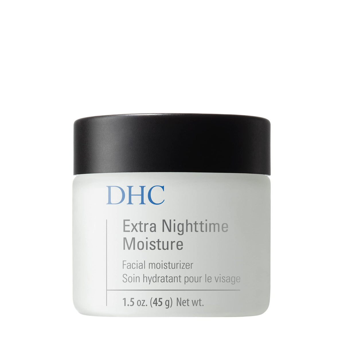 DHC Hydratant Nocturne Extra — bouteille élégante, hydratation durable