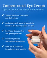 DHC Crème Yeux Concentrée – Texture légère et absorption rapide pour le regard