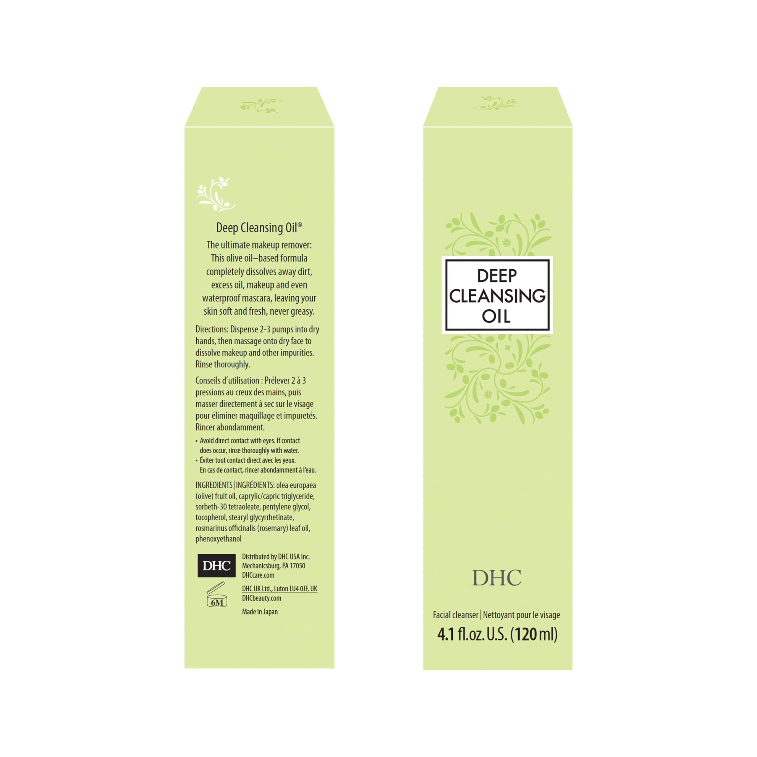 Maquillage résiste à l'eau se retire proprement après l'utilisation DHC.