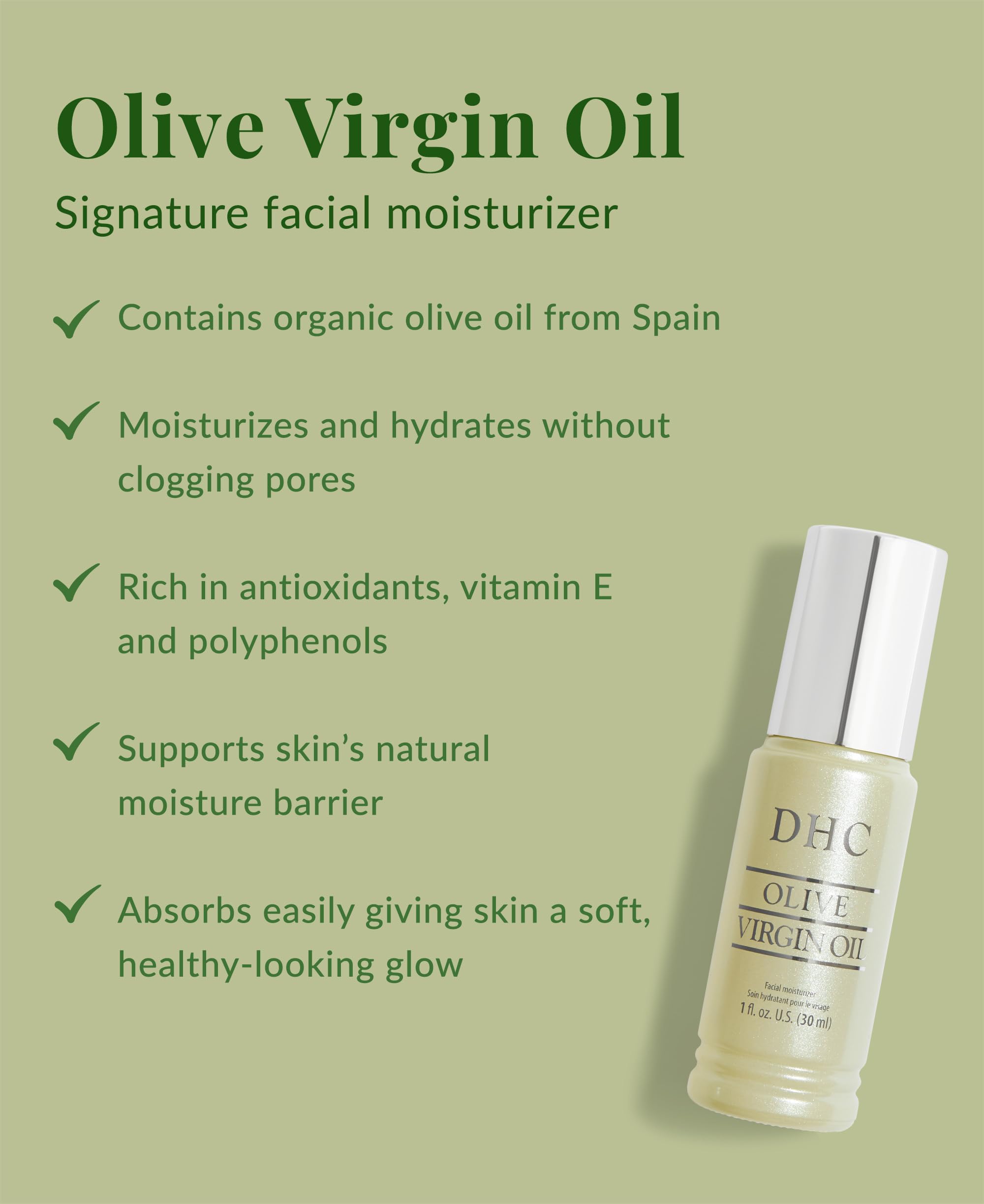 Miniature DHC Huile d'olive vierge pratique en voyage pour hydrater la peau