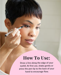 DHC Liquid Eyeliner EX applicateur fin assure une application douce