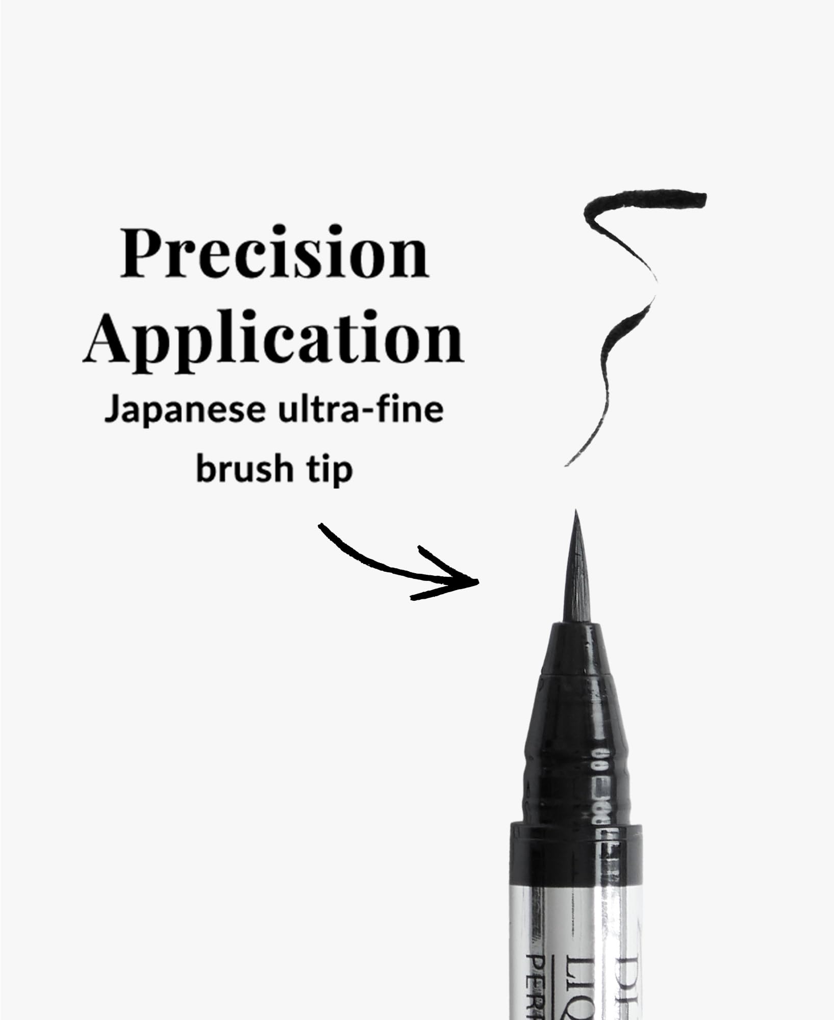 DHC Liquid Eyeliner EX trace noir définie pour un regard perçant