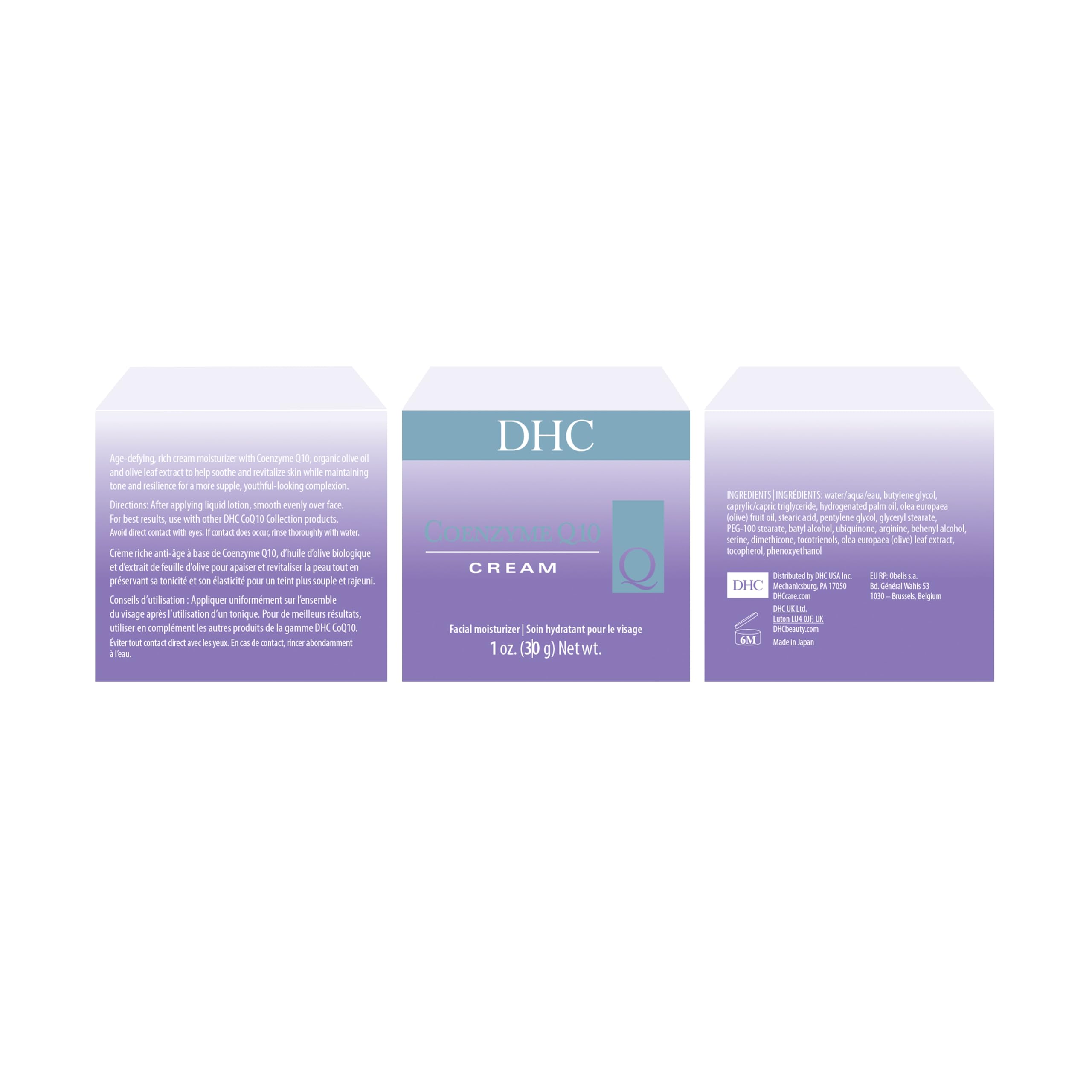 Extrait de feuille d’olive intégré à la DHC Q10 Crème