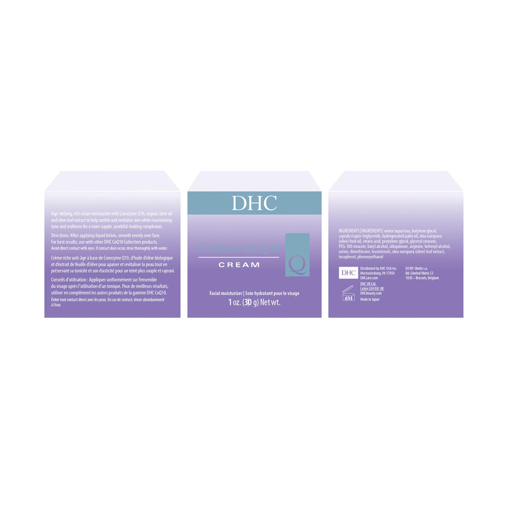 Extrait de feuille d’olive intégré à la DHC Q10 Crème