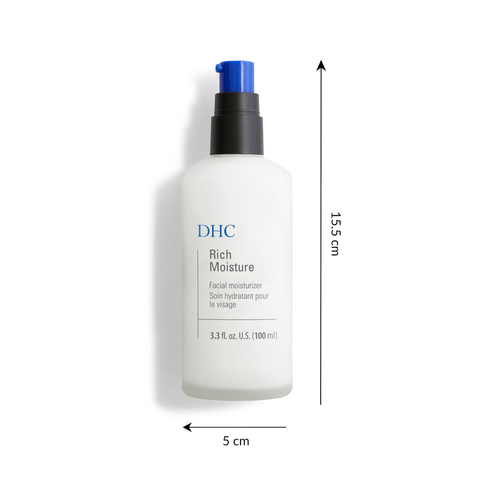 dhc-rich-moisture contient des antioxydants botaniques et de l'huile d'olive nourrissante