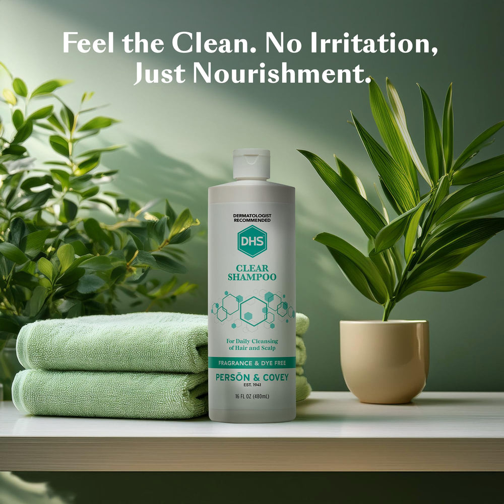 Shampoing DHS Clear recommandé par des dermatologues