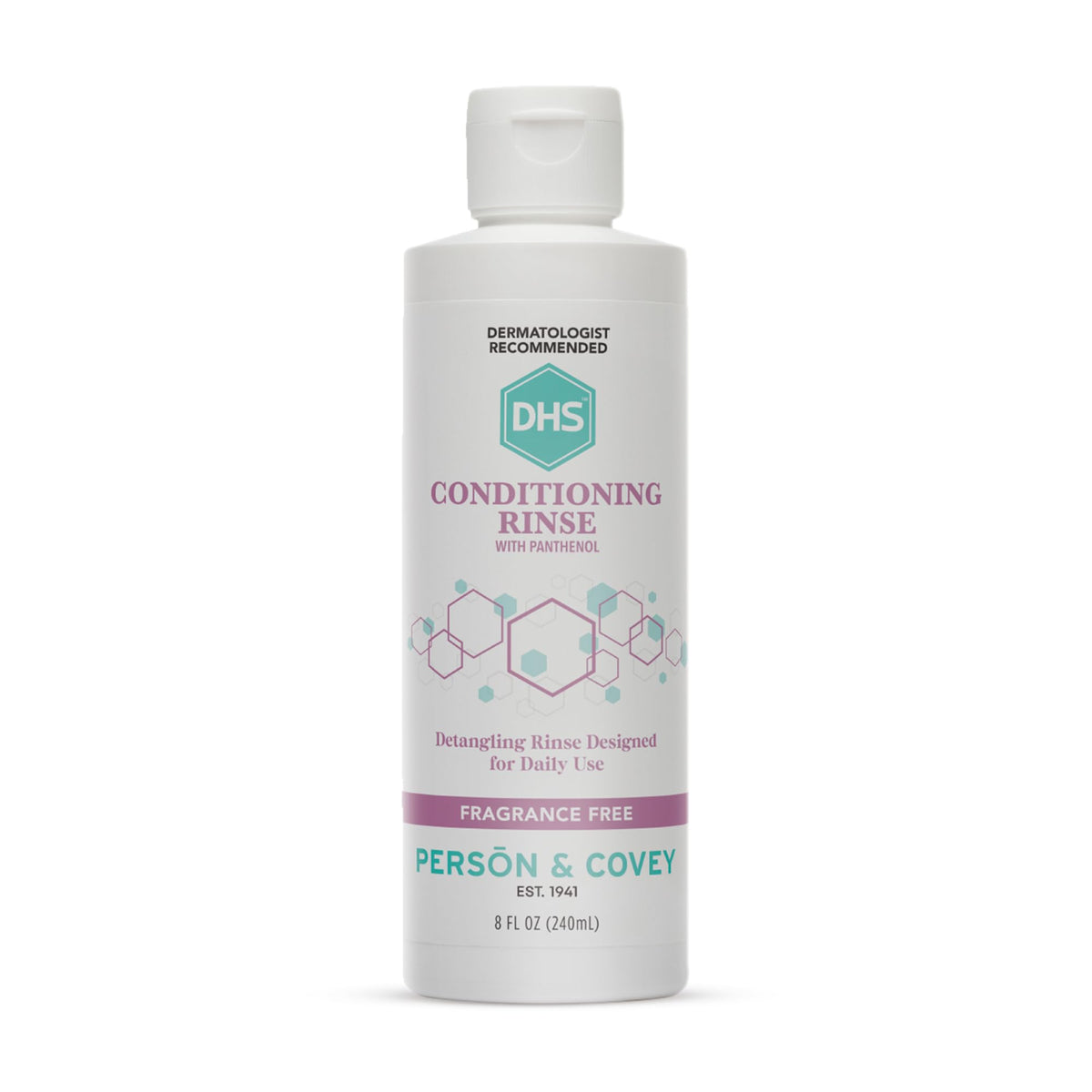 Bouteille DHS Conditioning Rinse 8 oz prête à intégrer votre routine capillaire.