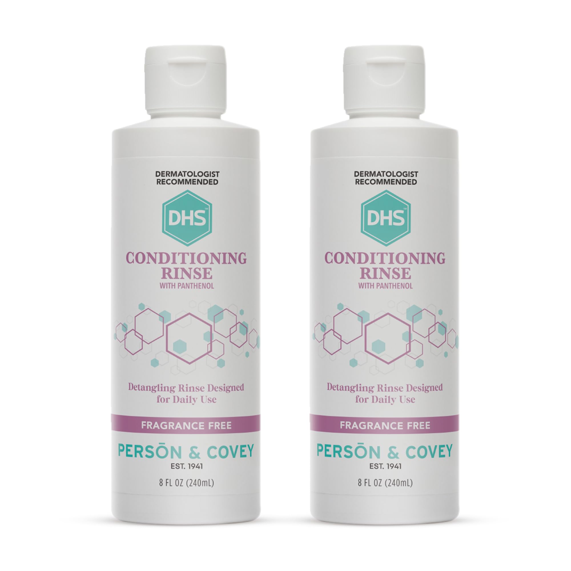 DHS Conditionneur Rinçage – bouteille vue avant, hydratation douce des cheveux.