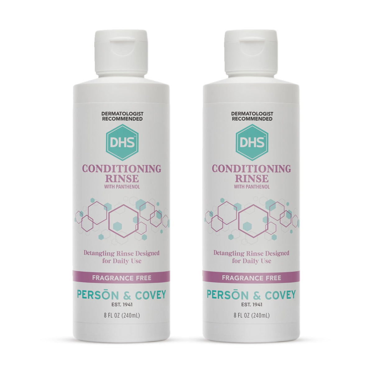DHS Conditionneur Rinçage – bouteille vue avant, hydratation douce des cheveux.
