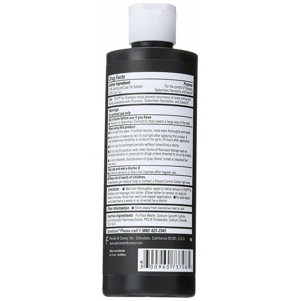 DHS—shampooing goudron, assainit le cuir chevelu et peut soutenir la beauté durable.