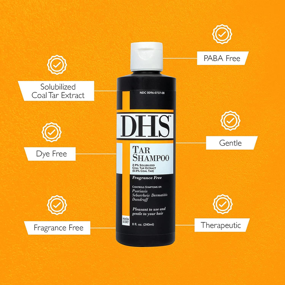 Formulation clarifiante DHS élimine les résidus sans dessécher les cheveux.