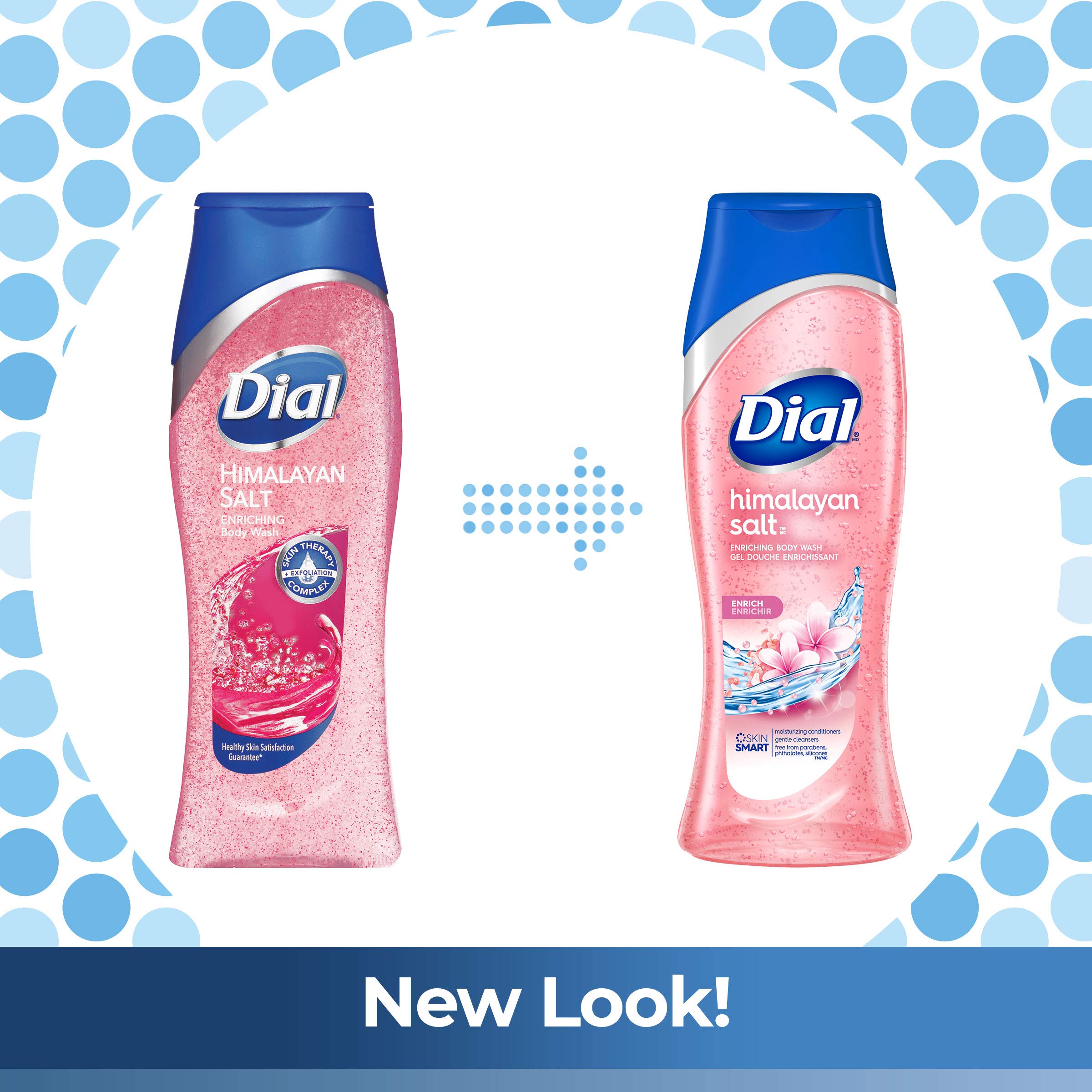 Mousse légère du gel-douche Dial offrant hydratation durable après usage