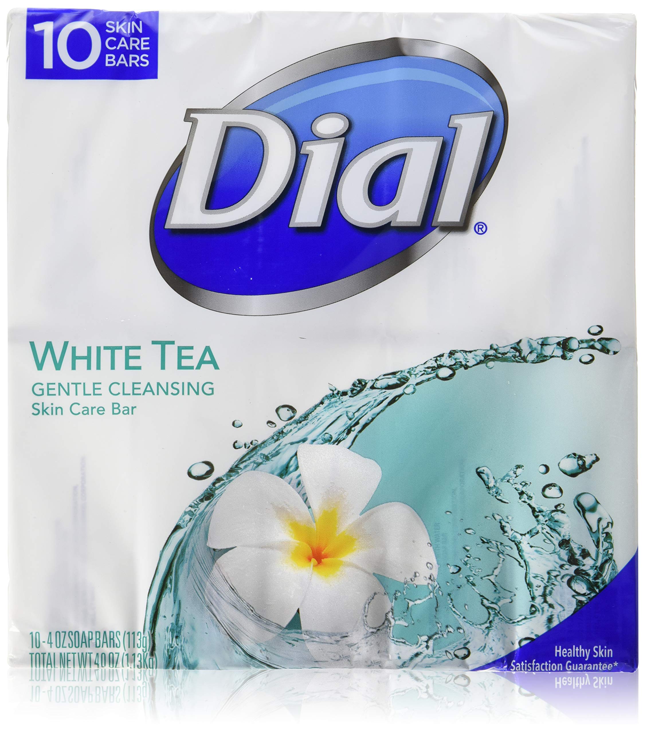 Dial glycérine thé blanc – barre 10 g, peau nourrie et hydratée après douche.