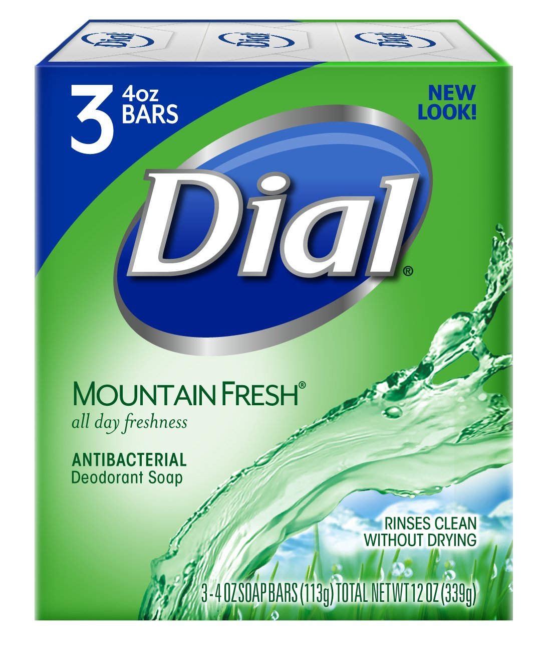 Dial Mountain Fresh savon en barre triple, fraîcheur durable.