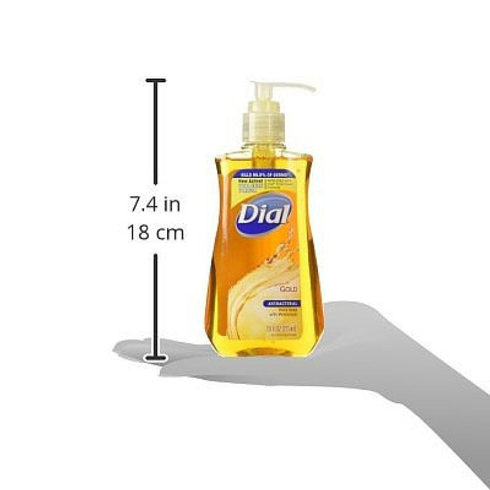 Dial savon antibactérien doré, lot de 2, idéal pour routine quotidienne.