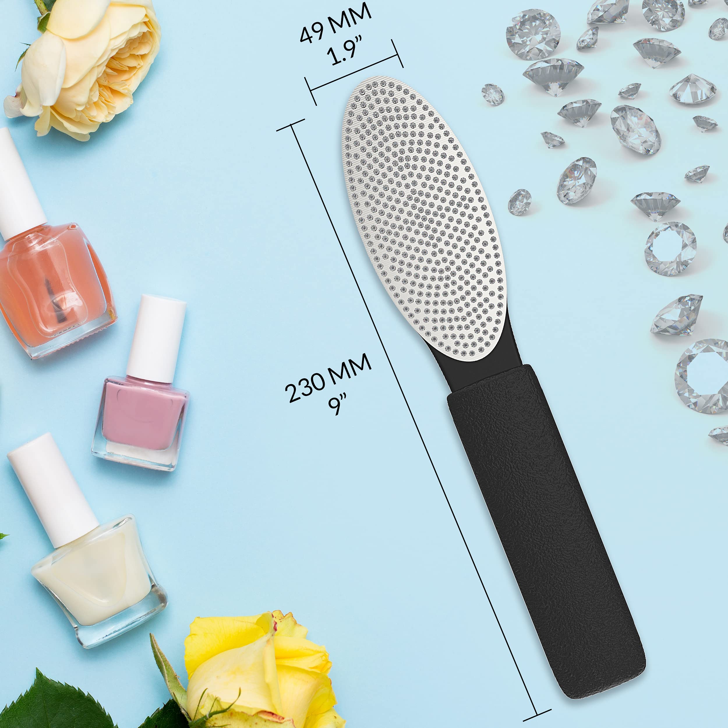 Buffer-pied Diamancel diamant entretien régulier: parfait pour les routines de maintenance des pieds.